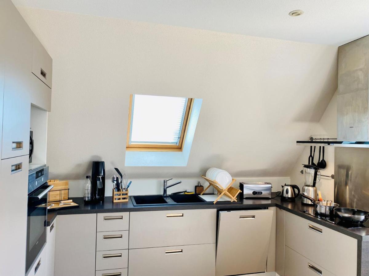 L'Envolee Alsacienne - Magnifique Appartement En Duplex Ostheim Exterior foto